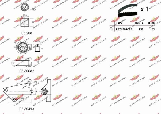 Autokit 04.5100C - Kit cinghie dentate autozon.pro