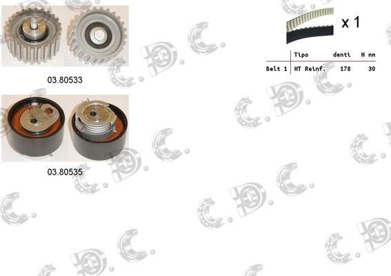 Autokit 04.5114 - Kit cinghie dentate autozon.pro