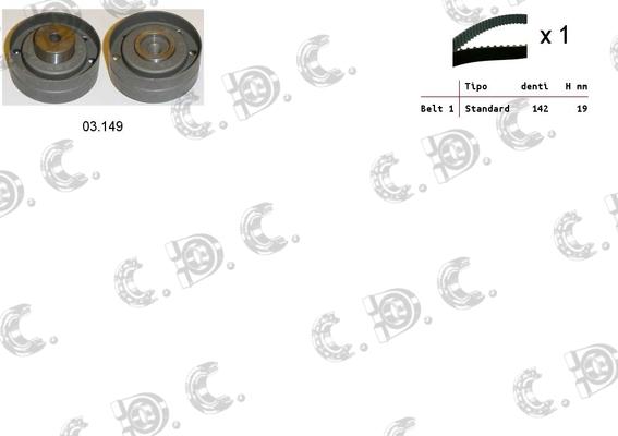 Autokit 04.5186 - Kit cinghie dentate autozon.pro