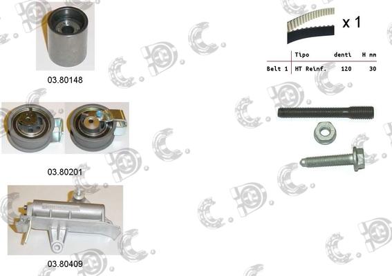 Autokit 04.5130 - Kit cinghie dentate autozon.pro