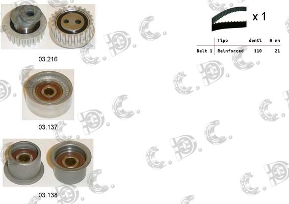 Autokit 04.5122 - Kit cinghie dentate autozon.pro