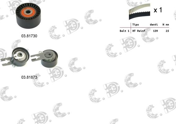 Autokit 04.5349 - Kit cinghie dentate autozon.pro