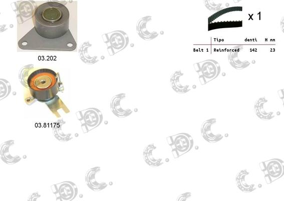 Autokit 04.5344 - Kit cinghie dentate autozon.pro