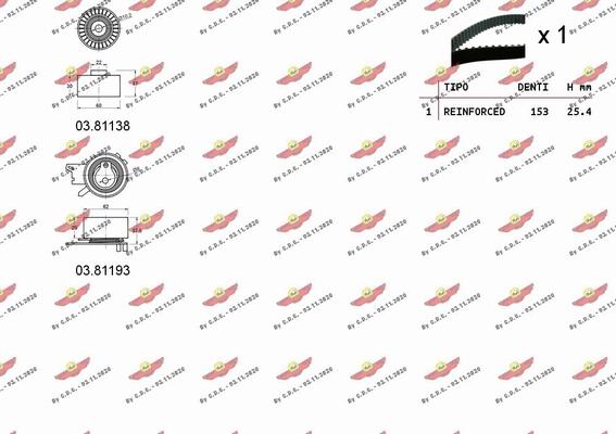 Autokit 04.5345 - Kit cinghie dentate autozon.pro