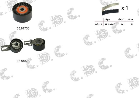 Autokit 04.5348 - Kit cinghie dentate autozon.pro