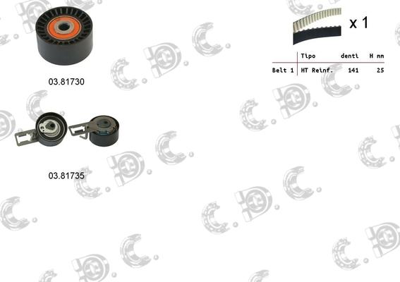 Autokit 04.5347 - Kit cinghie dentate autozon.pro