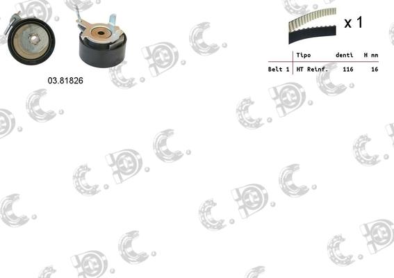 Autokit 04.5351 - Kit cinghie dentate autozon.pro