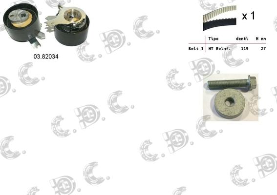 Autokit 04.5357 - Kit cinghie dentate autozon.pro