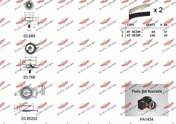 Autokit 04.5360PA - Pompa acqua + Kit cinghie dentate autozon.pro