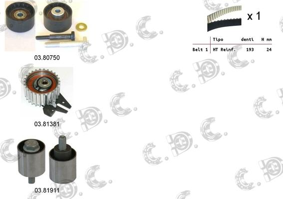 Autokit 04.5368 - Kit cinghie dentate autozon.pro