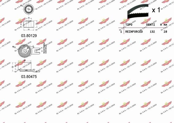 Autokit 04.5305 - Kit cinghie dentate autozon.pro