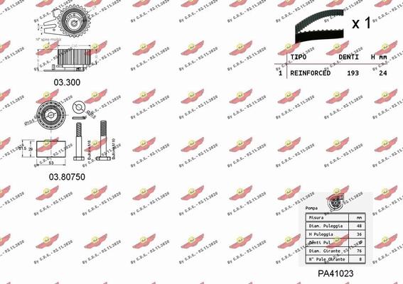 Autokit 04.5335PA - Pompa acqua + Kit cinghie dentate autozon.pro