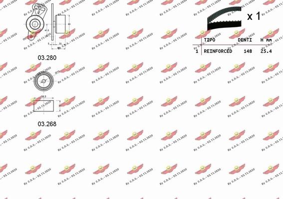 Autokit 04.5330 - Kit cinghie dentate autozon.pro