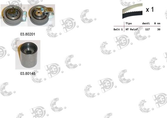 Autokit 04.5321 - Kit cinghie dentate autozon.pro