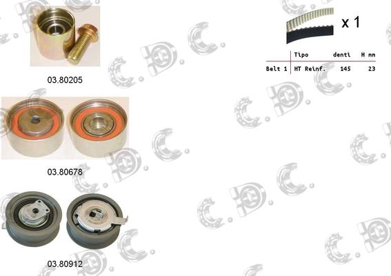 Autokit 04.5291 - Kit cinghie dentate autozon.pro