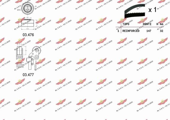 Autokit 04.5246 - Kit cinghie dentate autozon.pro