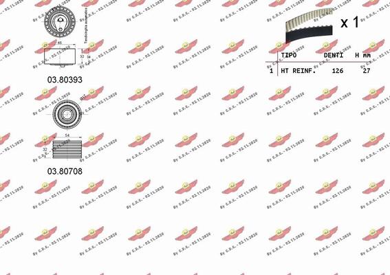 Autokit 04.5262 - Kit cinghie dentate autozon.pro