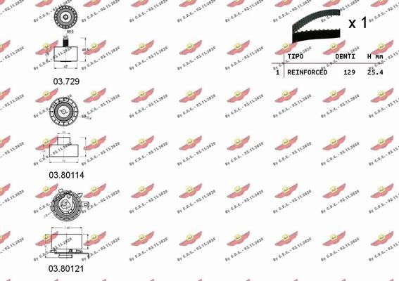 Autokit 04.5219 - Kit cinghie dentate autozon.pro