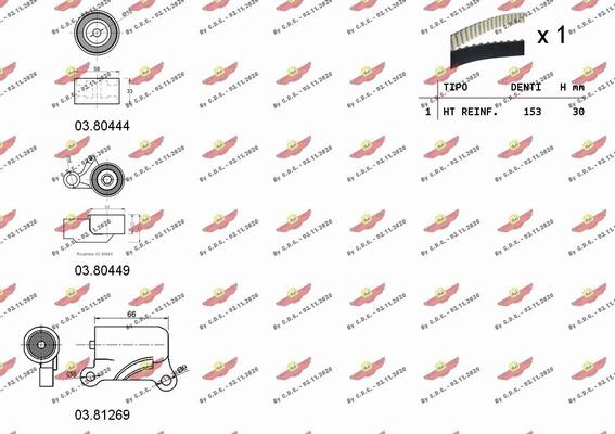 Autokit 04.5270C - Kit cinghie dentate autozon.pro