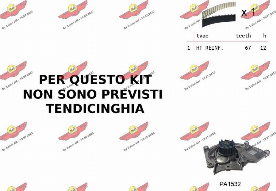 Autokit 04.5B04PA - Pompa acqua + Kit cinghie dentate autozon.pro