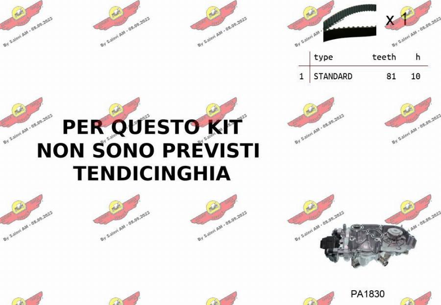 Autokit 04.5B06PA - Pompa acqua + Kit cinghie dentate autozon.pro