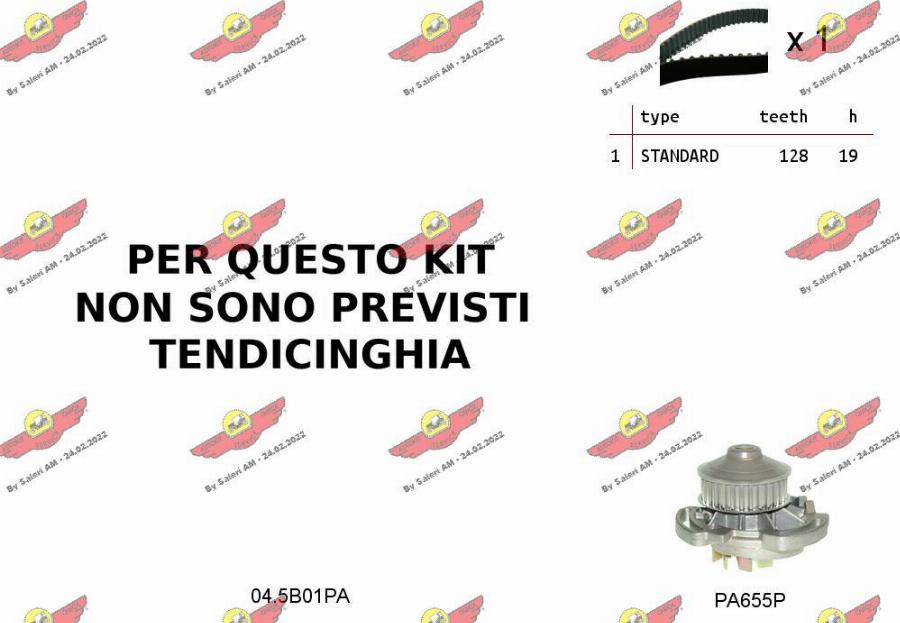 Autokit 04.5B01PA - Pompa acqua + Kit cinghie dentate autozon.pro