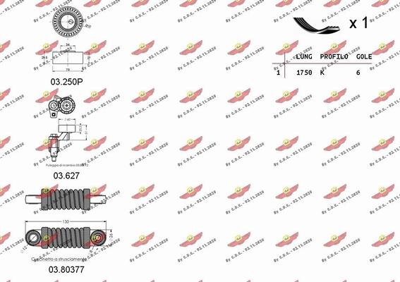 Autokit 06.0094 - Kit Cinghie Poly-V autozon.pro