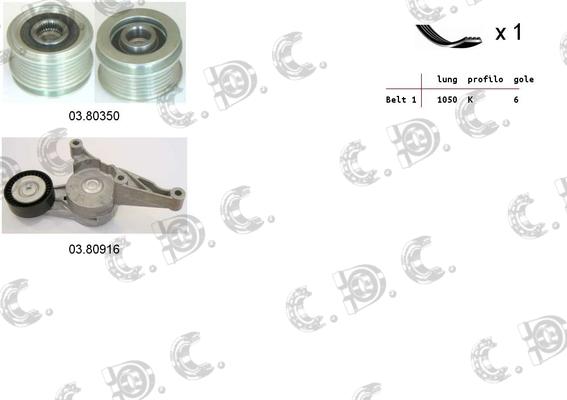 Autokit 06.0047 - Kit Cinghie Poly-V autozon.pro