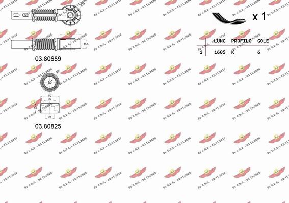 Autokit 060003 - Kit Cinghie Poly-V autozon.pro