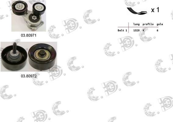 Autokit 06.0010 - Kit Cinghie Poly-V autozon.pro