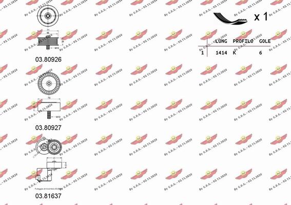 Autokit 06.0081 - Kit Cinghie Poly-V autozon.pro