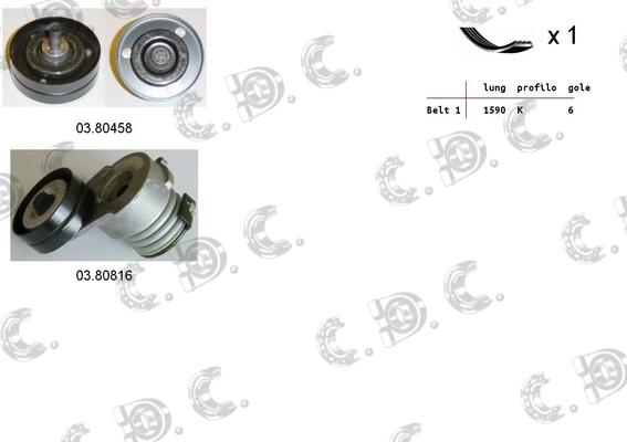 Autokit 06.0114 - Kit Cinghie Poly-V autozon.pro