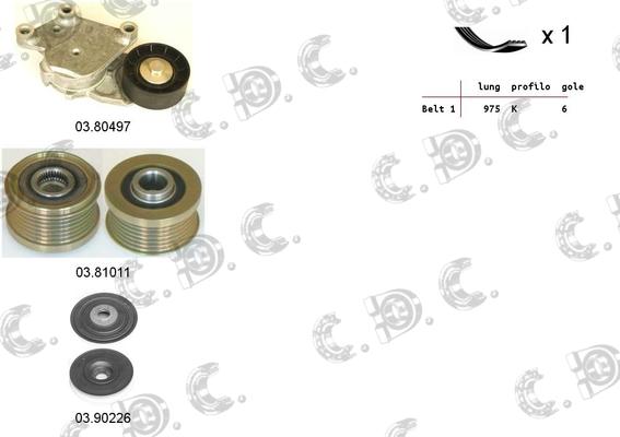 Autokit 06.0110 - Kit Cinghie Poly-V autozon.pro