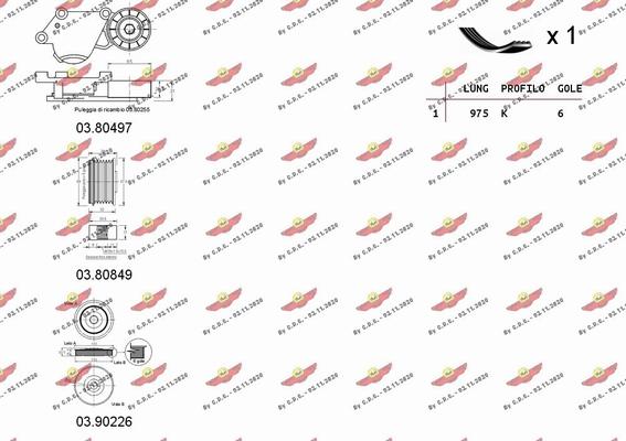 Autokit 06.0111 - Kit Cinghie Poly-V autozon.pro