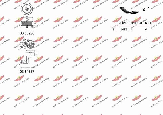 Autokit 06.0128 - Kit Cinghie Poly-V autozon.pro