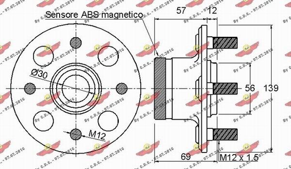 Autokit 01.98057 - Kit cuscinetto ruota autozon.pro