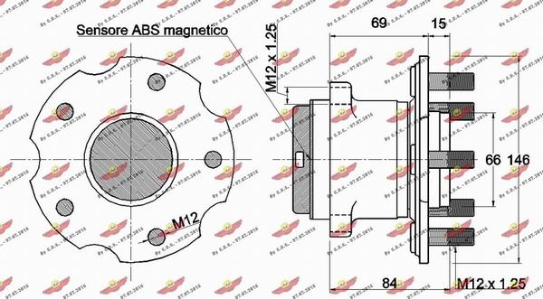 Autokit 01.98063 - Kit cuscinetto ruota autozon.pro