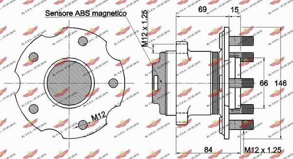 Autokit 01.98146 - Kit cuscinetto ruota autozon.pro