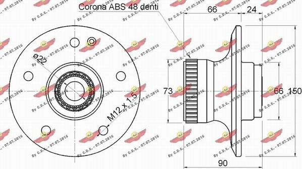 Autokit 01.98154M - Kit cuscinetto ruota autozon.pro