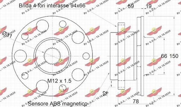 Autokit 01.98124 - Kit cuscinetto ruota autozon.pro