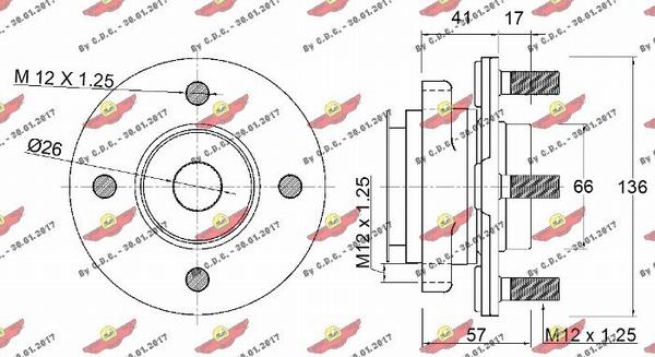 Autokit 01.98295 - Kit cuscinetto ruota autozon.pro