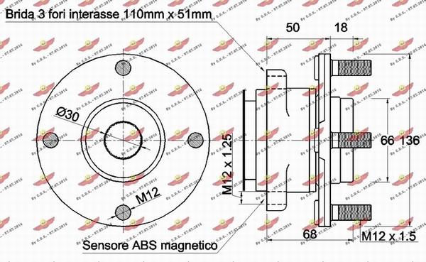 Autokit 01.98204 - Kit cuscinetto ruota autozon.pro