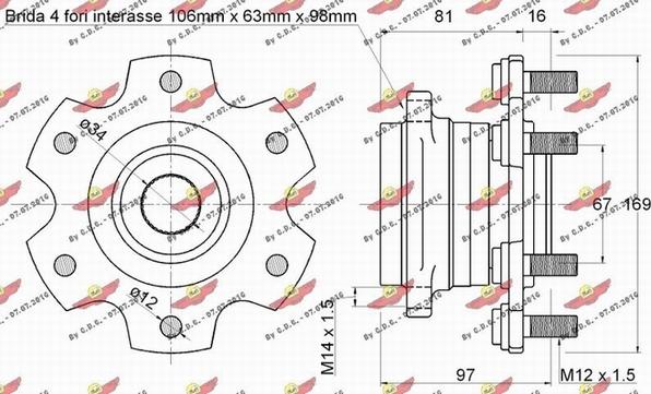 Autokit 01.98200 - Kit cuscinetto ruota autozon.pro