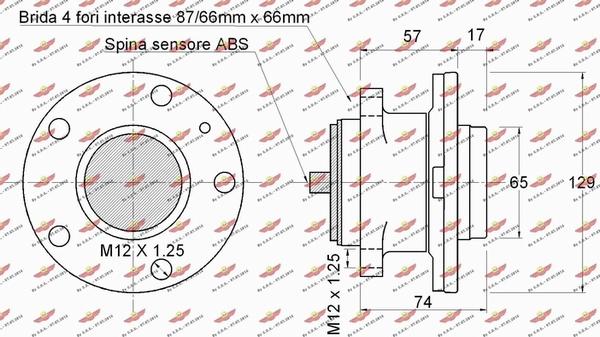 Autokit 01.98229 - Kit cuscinetto ruota autozon.pro