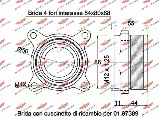 Autokit 01.97917 - Kit cuscinetto ruota autozon.pro