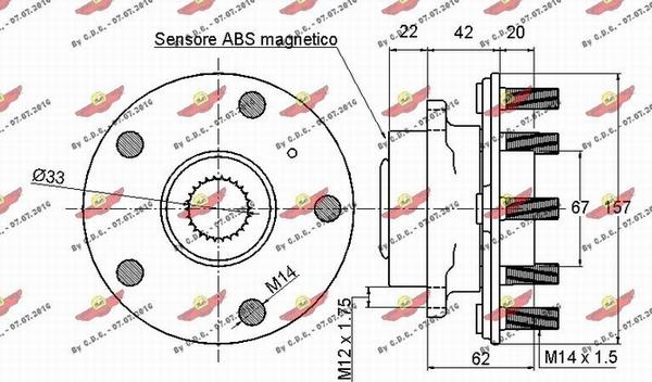 Autokit 01.97974 - Kit cuscinetto ruota autozon.pro