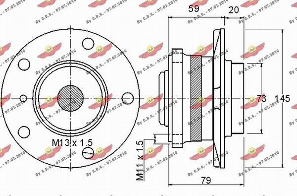 Autokit 01.97493 - Kit cuscinetto ruota autozon.pro