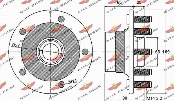 Autokit 01.97458 - Kit cuscinetto ruota autozon.pro