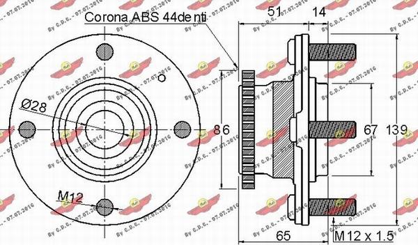 Autokit 01.97597 - Kit cuscinetto ruota autozon.pro