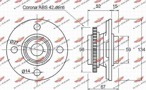 Autokit 01.97752 - Kit cuscinetto ruota autozon.pro